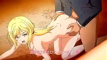 Молодую хентай деваху в ловушку заманил собственный дядя и ебет пиздёнку